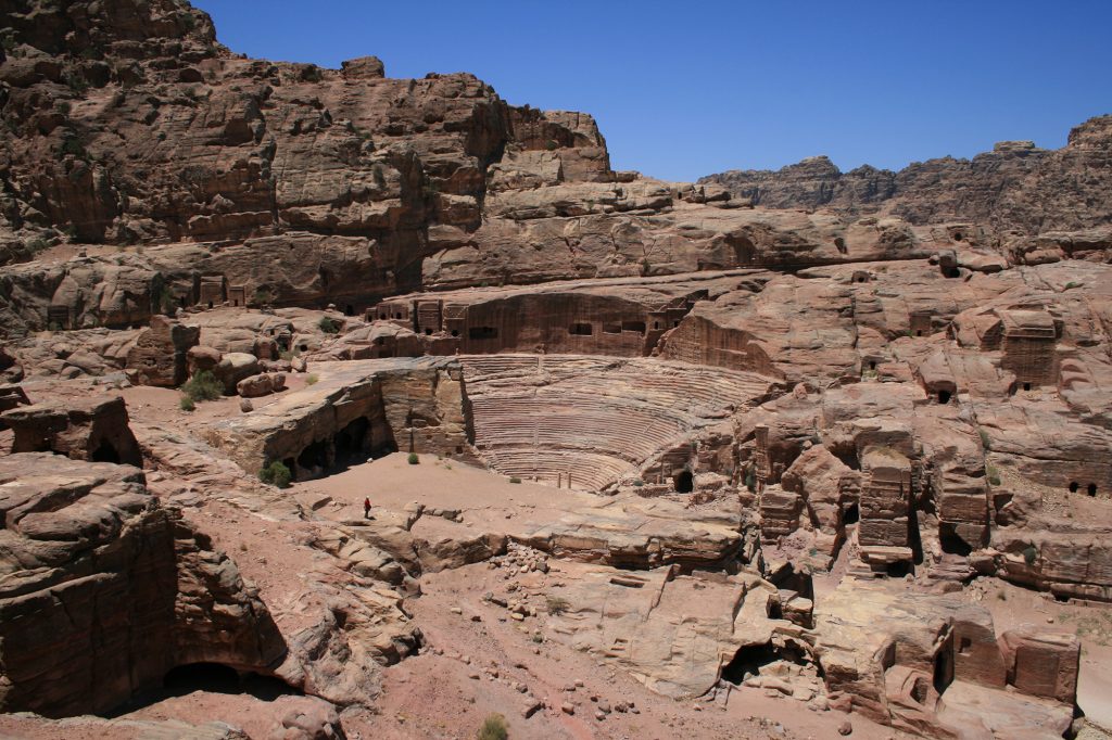 The amphitheater.